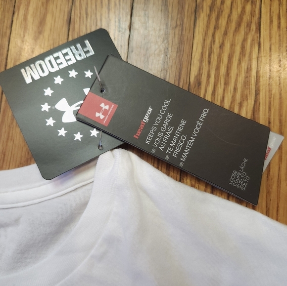 Under Armour Mens USA Patriotic Tshirt Size Large NEW - Picture 3 of 9